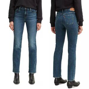 Levi's Jeans Women Size 30x30 Blue Cotton Mid-Rise 505 Straight Leg Jeans